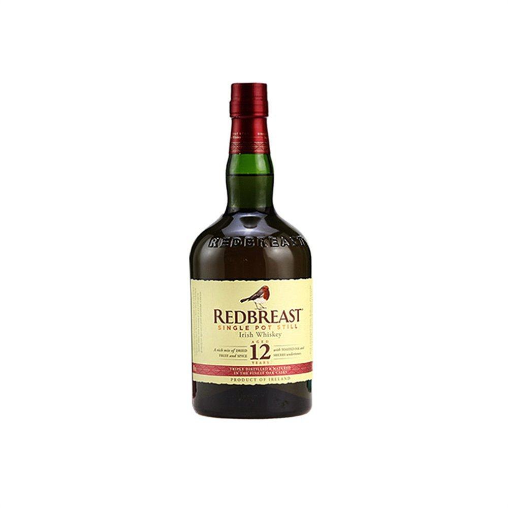 移动端：知更鸟 12年单一壶式爱尔兰威士忌REDBREAST罗缤之舞 礼盒洋酒 476.42
