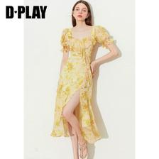 D－PLAY 沙滩黄色连衣裙 DB3105186 ￥213.92