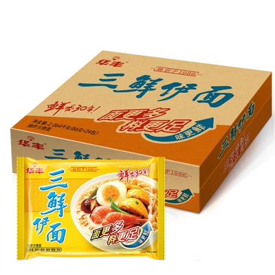 华丰三鲜口味方便面86g×24袋 27.6元