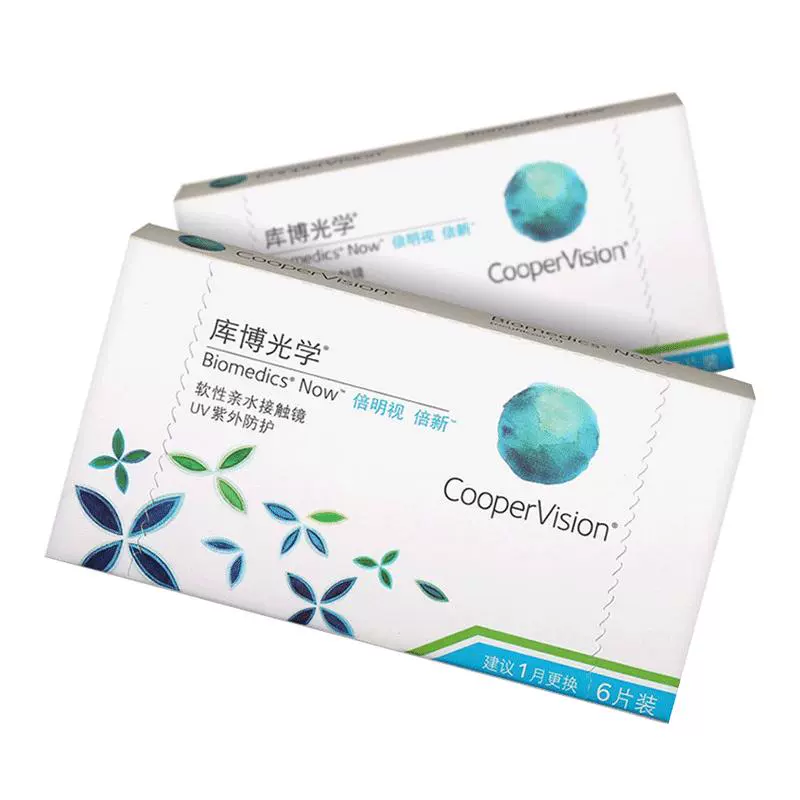 CooperVision 库博 倍明视倍新 透明隐形眼镜 月抛6片 ￥33