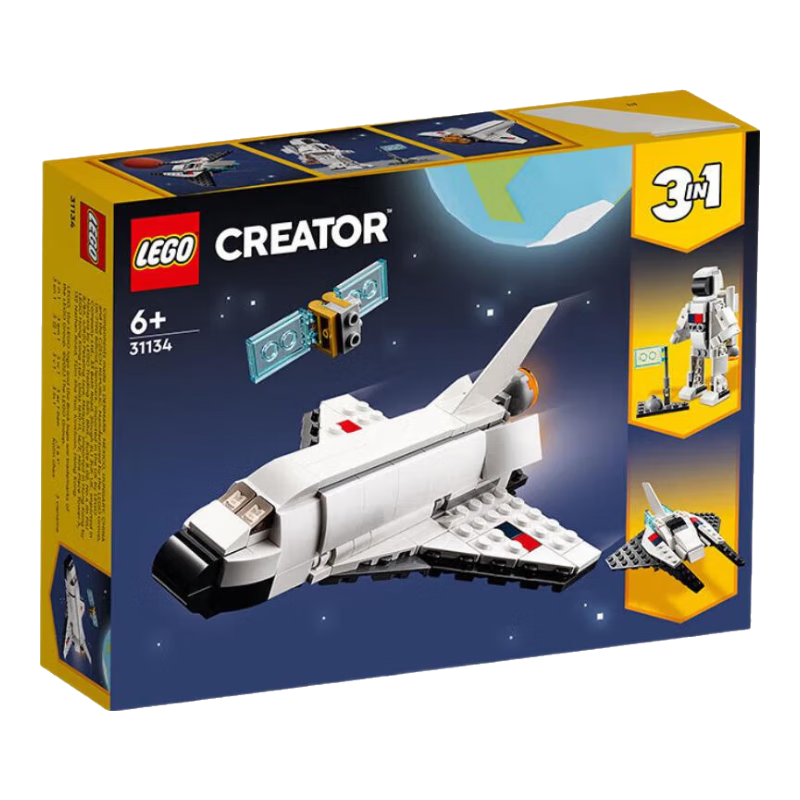 乐高 LEGO Creator3合1创意百变系列 31134 航天飞机 54.85元