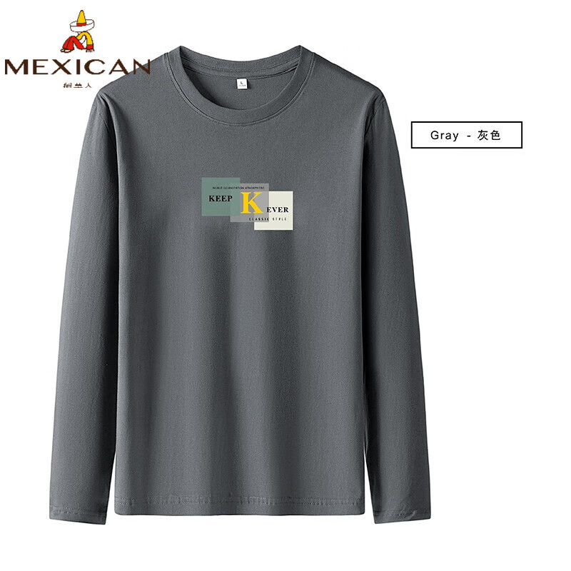 Mexican 稻草人 男士纯棉印花T恤 CNB2204 24.9元（需用券）