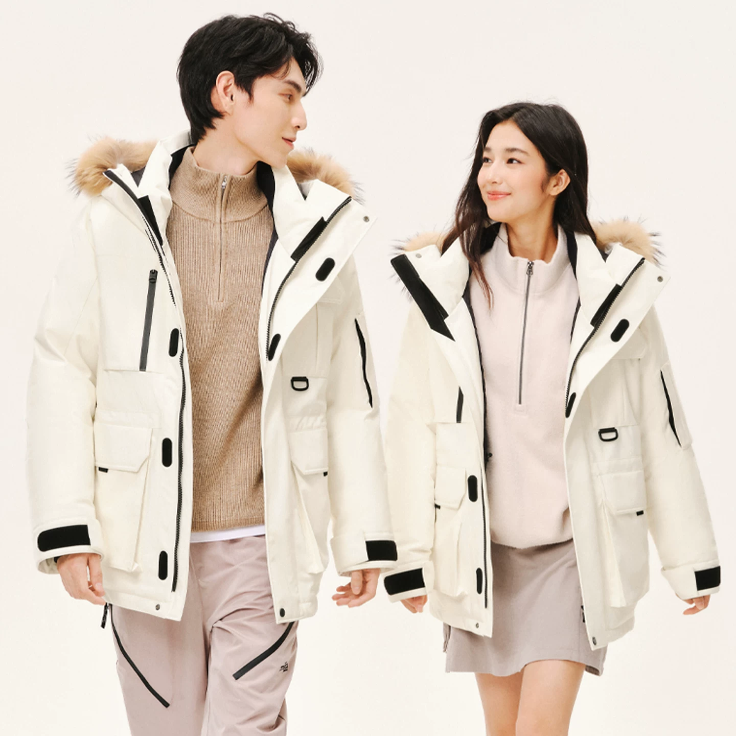 网易严选 90%鹅绒三防工装派克男女同款羽绒服 740元 - 美泡泡