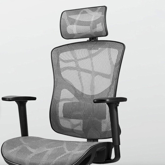 ZIZKAK 支家 1606 人体工学电脑椅 灰色 铝合金脚架款 799元（需用券）