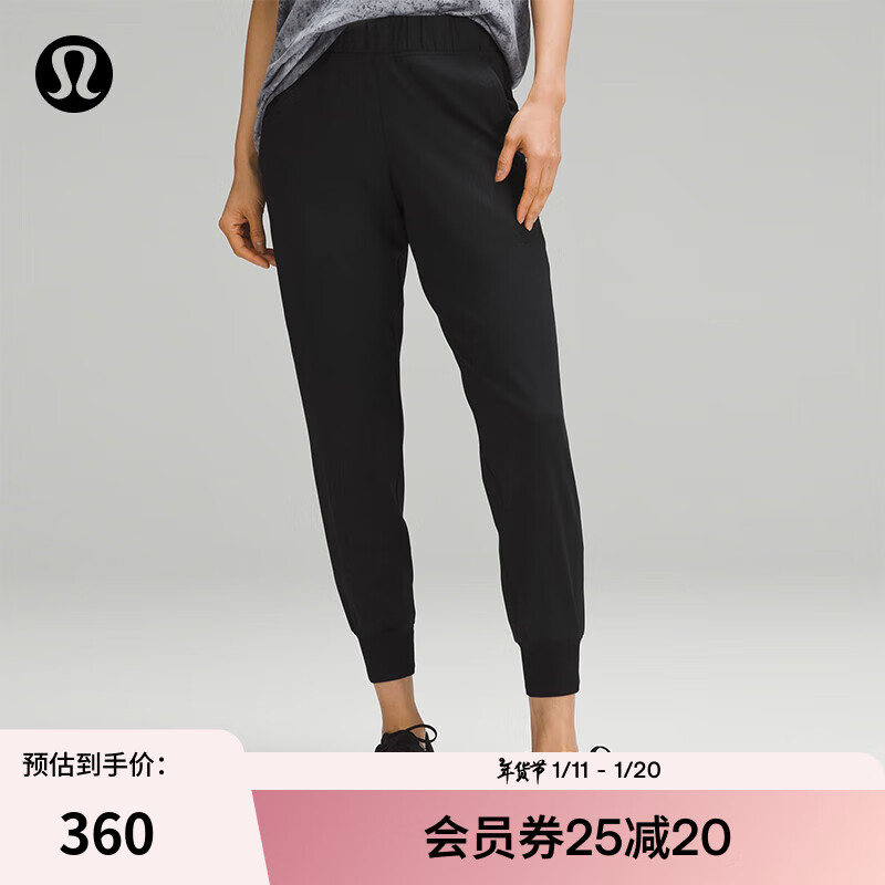 lululemon 丨Luxtreme™ 女士修身款中腰运动裤 LW5FE5A 黑色 M 380元