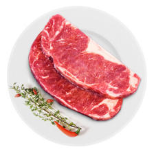 玺宴 鲜京采 澳洲安格斯谷饲原切牛排1.2kg 西冷眼肉谷饲牛肉 214元