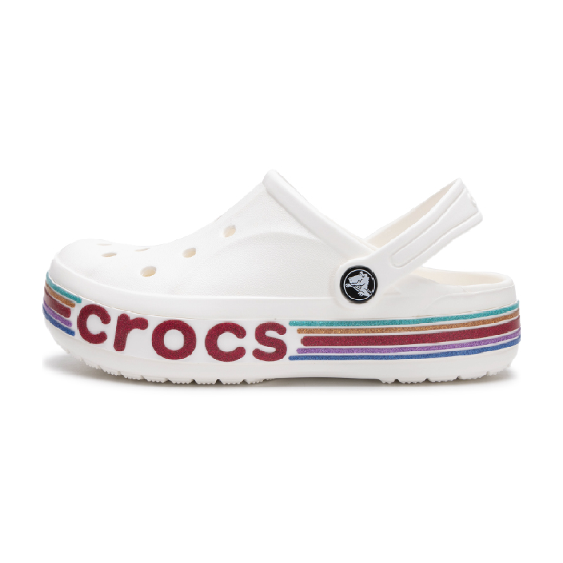 crocs 卡骆驰 贝雅卡骆班闪耀小Clog K轻便运动沙滩鞋209730-100 ￥141.55