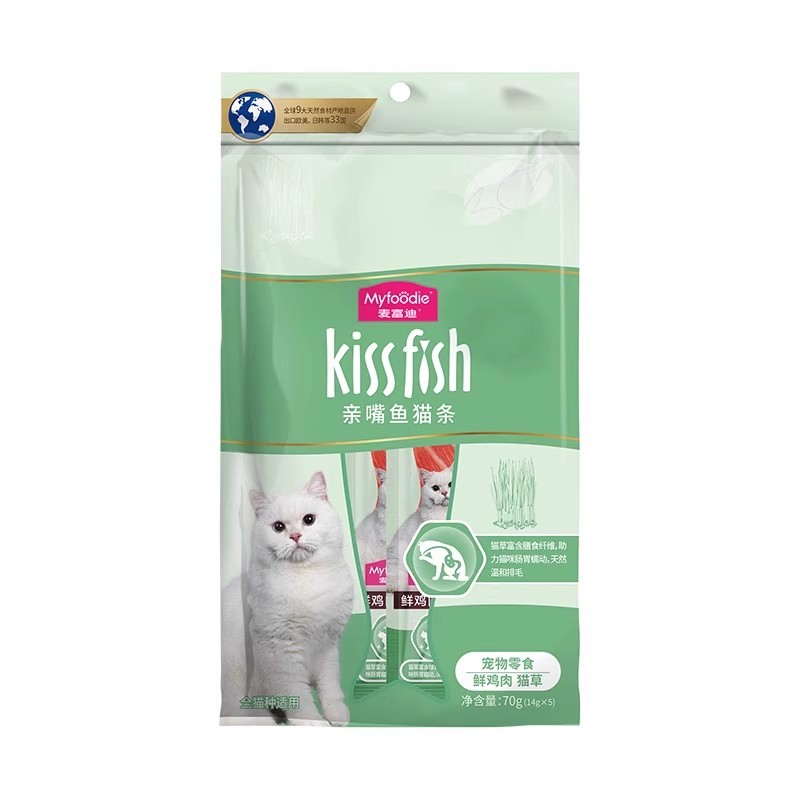 麦富迪 猫条羊奶肉酱猫条猫咪零食成幼猫补水湿粮包亲嘴鱼营养猫条 3.6元