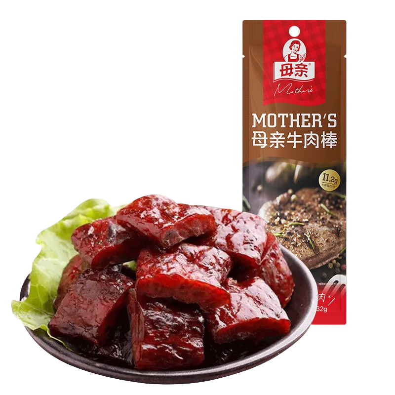 母亲 牛肉棒黑胡椒味22g（任选10件） 38.5元（合3.85元/件）