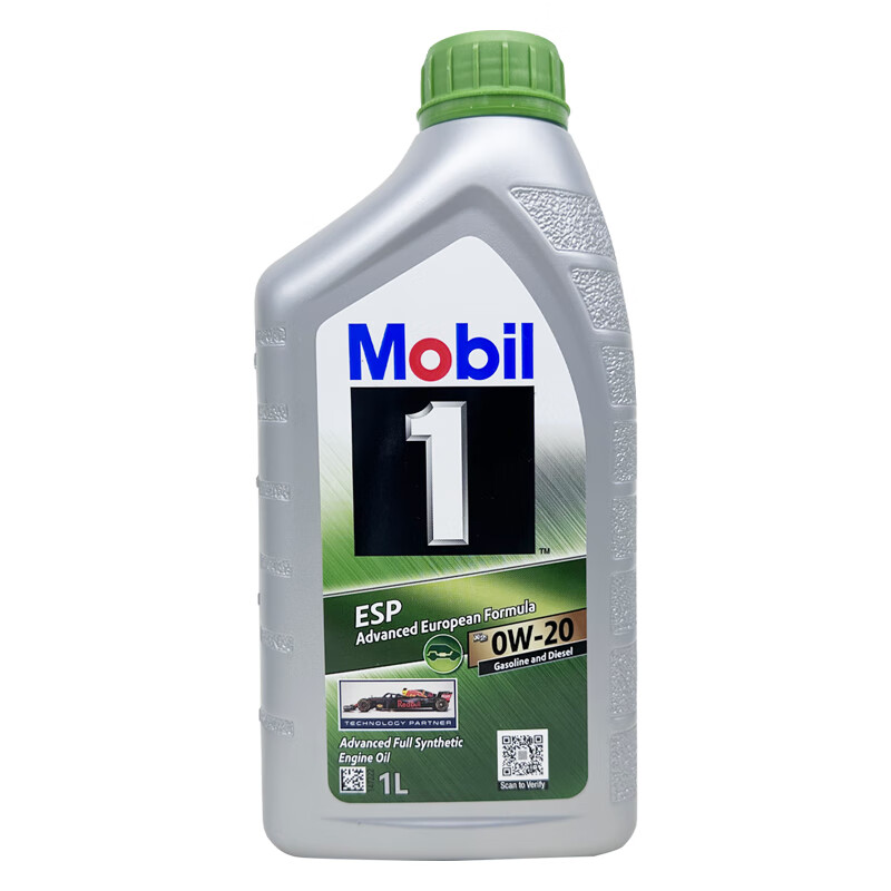 Mobil 美孚 1号 ESP 0W-20 C6级 全合成机油 1L 43.96元（需买6件，需用券）