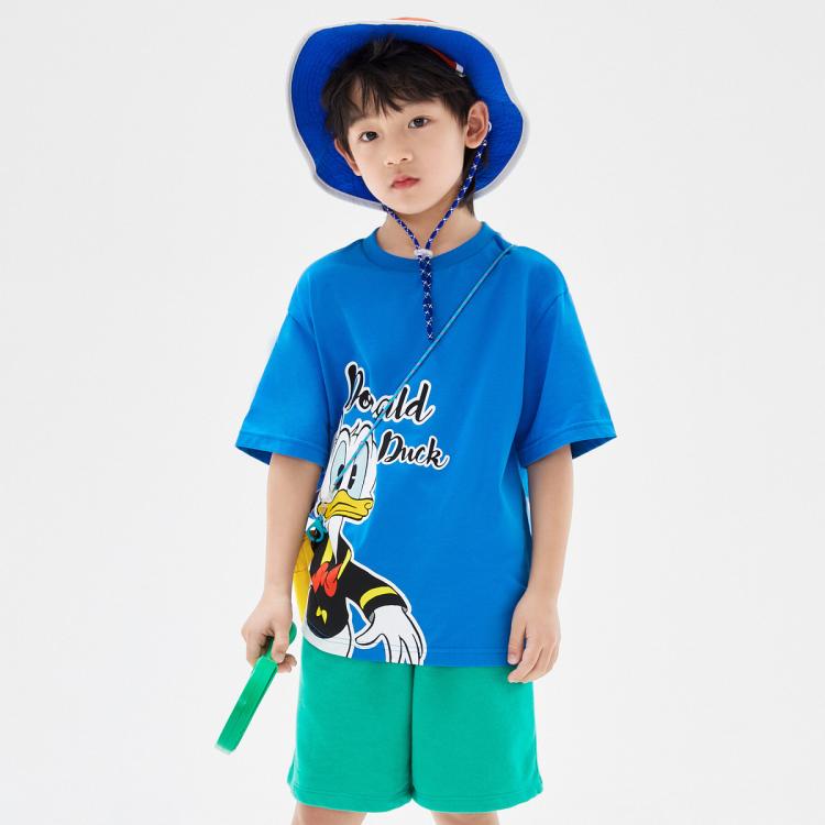 巴拉巴拉 男童T恤 迪士尼IP 海洋蓝 14.9元（需用券）