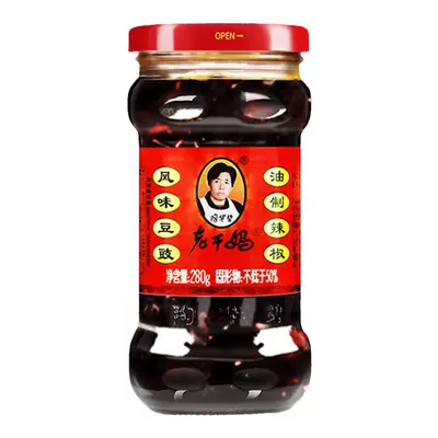 百亿补贴限时加补:老干妈风味豆豉油辣椒拌饭酱辣椒酱 风味豆豉280g*1瓶 5.99元包邮