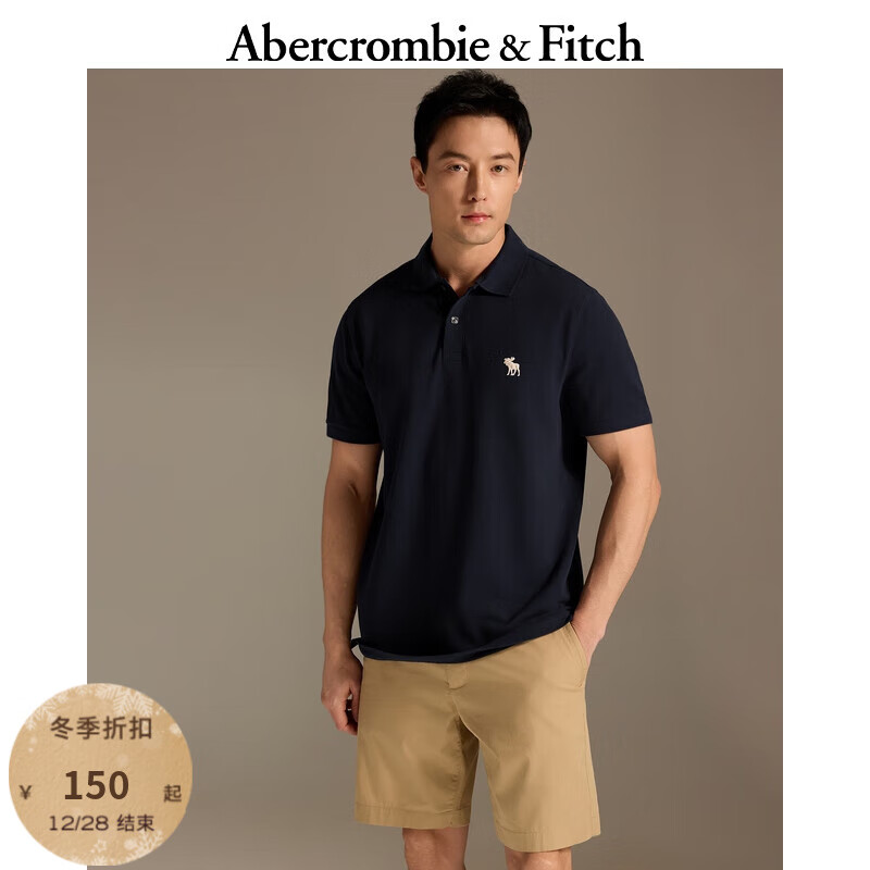 Abercrombie & Fitch 男士短袖POLO衫 KI124-4104 149.1元