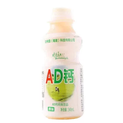 达利园 ad钙奶 乳酸菌儿童早餐酸奶 340ml 0.74元+1.19元淘金币（包邮）