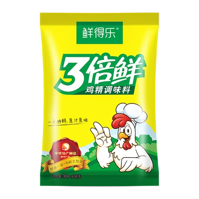 88VIP：鲜得乐 鸡精3倍鲜 908g调味品 返后17.7元（返5元卡）