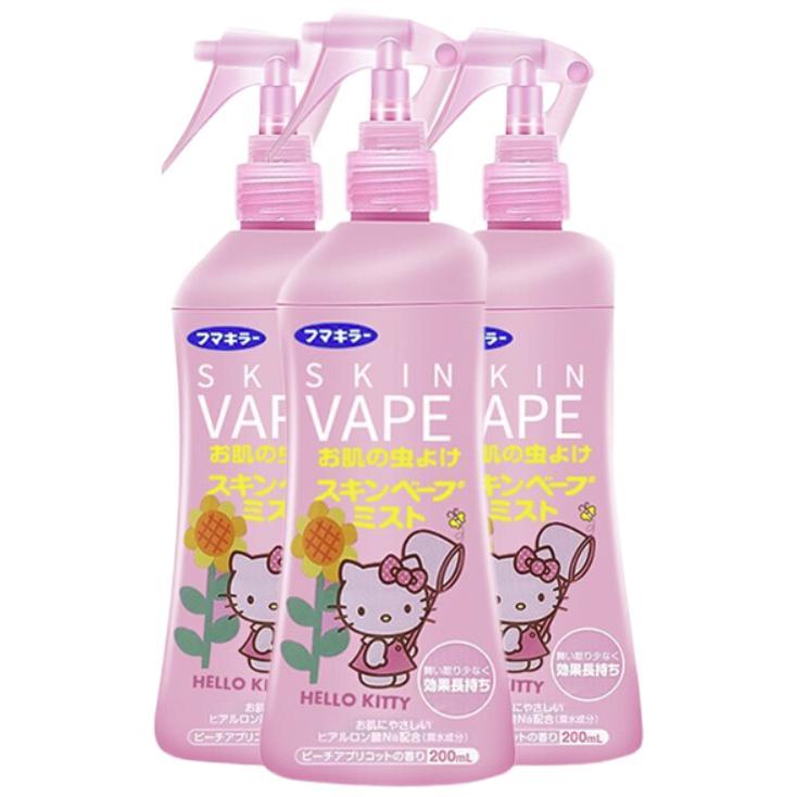 VAPE 未来 家庭装驱蚊液水防蚊虫儿童孕妇可用粉色喷雾200ml*3 94.05元