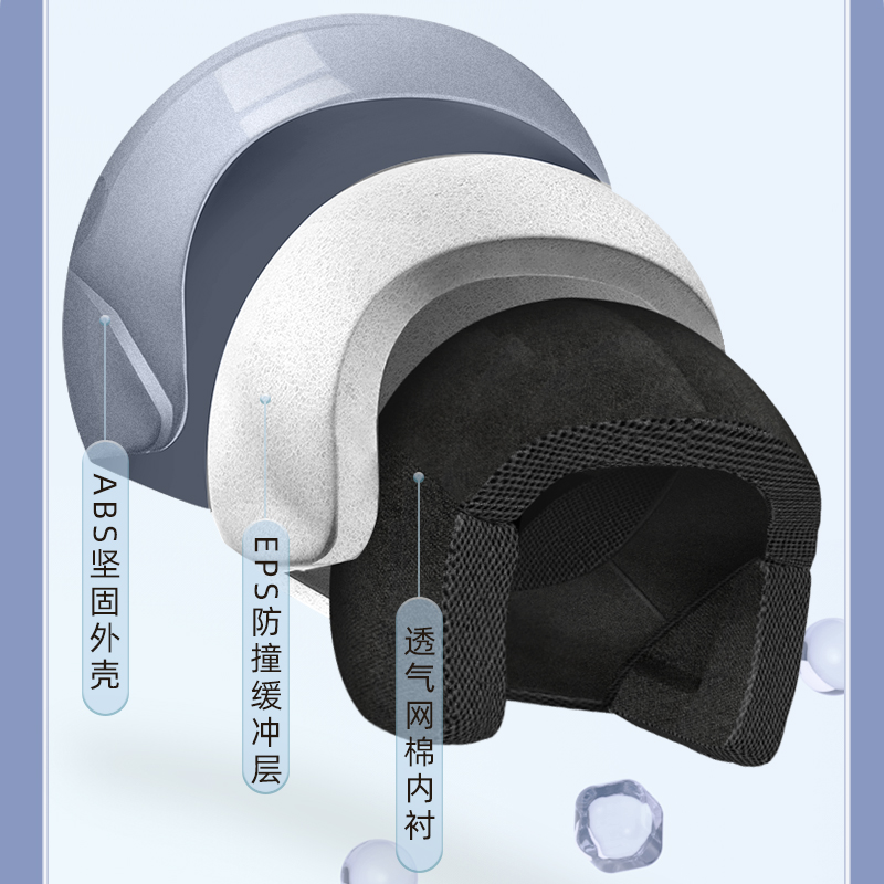 晴端 新国标3C认证电动车头盔 高清长镜 21.46元