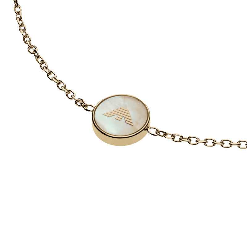 emporioarmani女士圆形贝母镶钻手链egs2348710465元包邮拍下立减