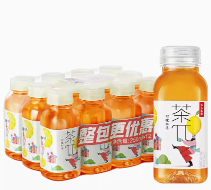 NONGFU SPRING 农夫山泉 茶π（茶派）柠檬红茶250ml*12瓶/包量贩装 ￥15.19