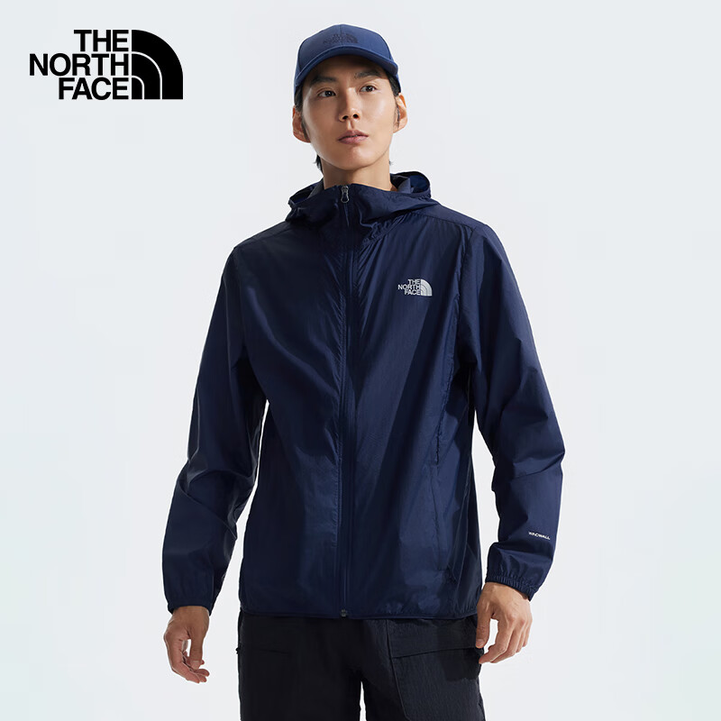 20点:北面(The North Face)防晒衣薄风衣男休闲防风防泼溅风衣UPF50+外套 398.5元(仅限2小时)