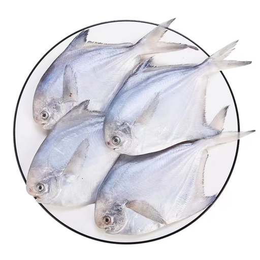 一虾一世界 国产无冰衣白鲳鱼 500g 6-7条 14.97元（需买3件，需用券）