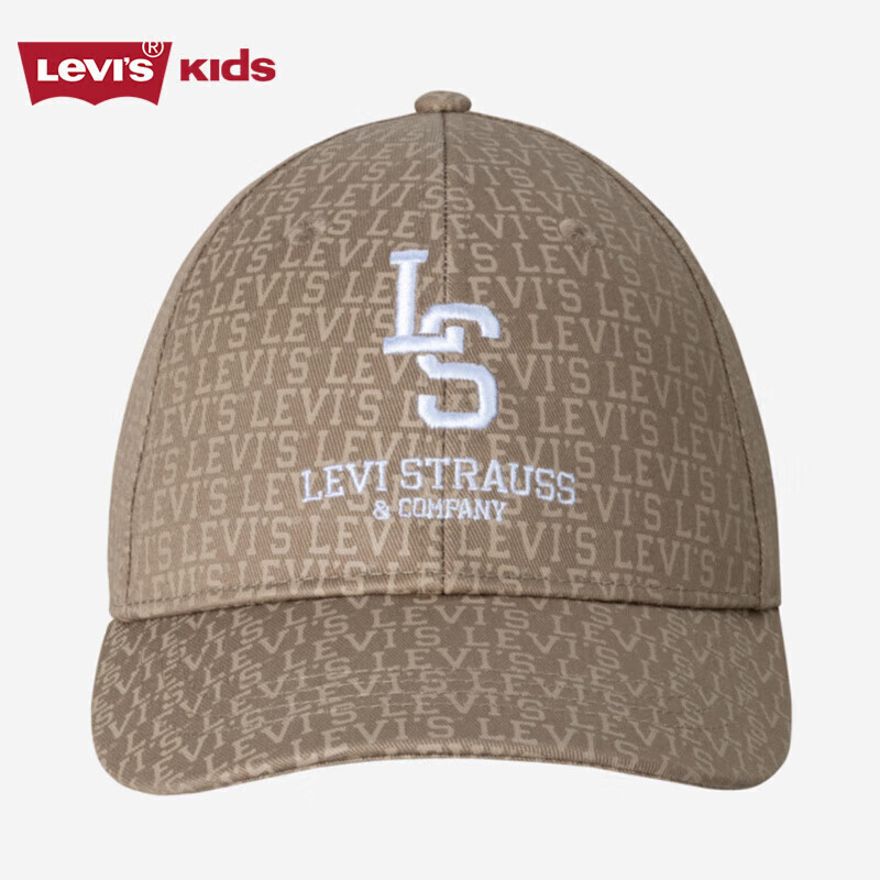 李维斯 Levi's 儿童棒球帽男女童鸭舌帽春季新款遮阳防晒儿童休闲复古帽子 89.04元