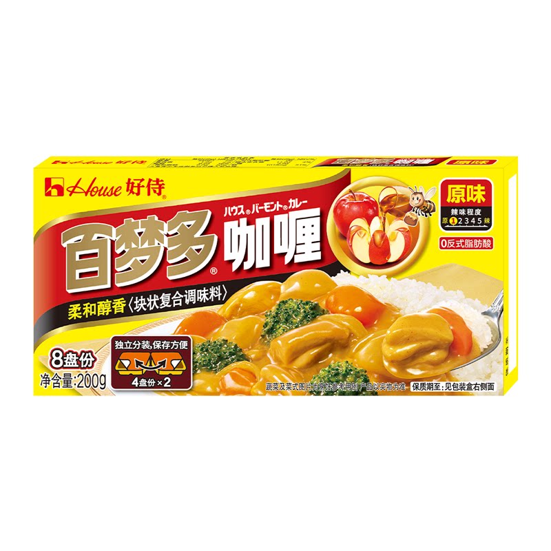 好侍 百梦多咖喱 原味 8.9元 - 86线报