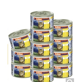PLUS会员：K9Natural 宠源新 主食猫罐头 鸡肉味 170g*12罐 201.41元