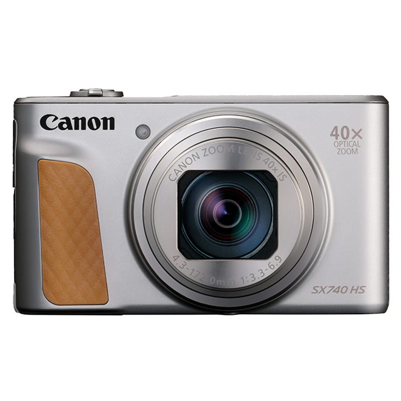 plus：佳能sx740hs相机 高清旅游家用美颜数码卡片相机 PowerShot SX740 HS 黑色 官