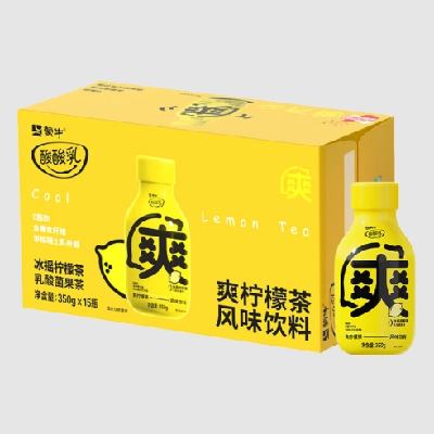 PLUS：蒙牛酸酸乳爽柠檬茶风味饮料350g×15瓶 0脂肪 47.41元包邮