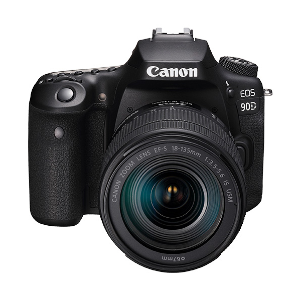 Canon 佳能 EOS 90D APS-C画幅 数码单反相机 黑色 EF-S 18-135mm F3.5 IS USM 变焦镜头 