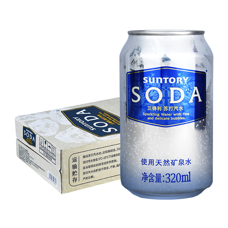 88VIP：SUNTORY 三得利 苏打汽水 320ml 64.79元（需用券）