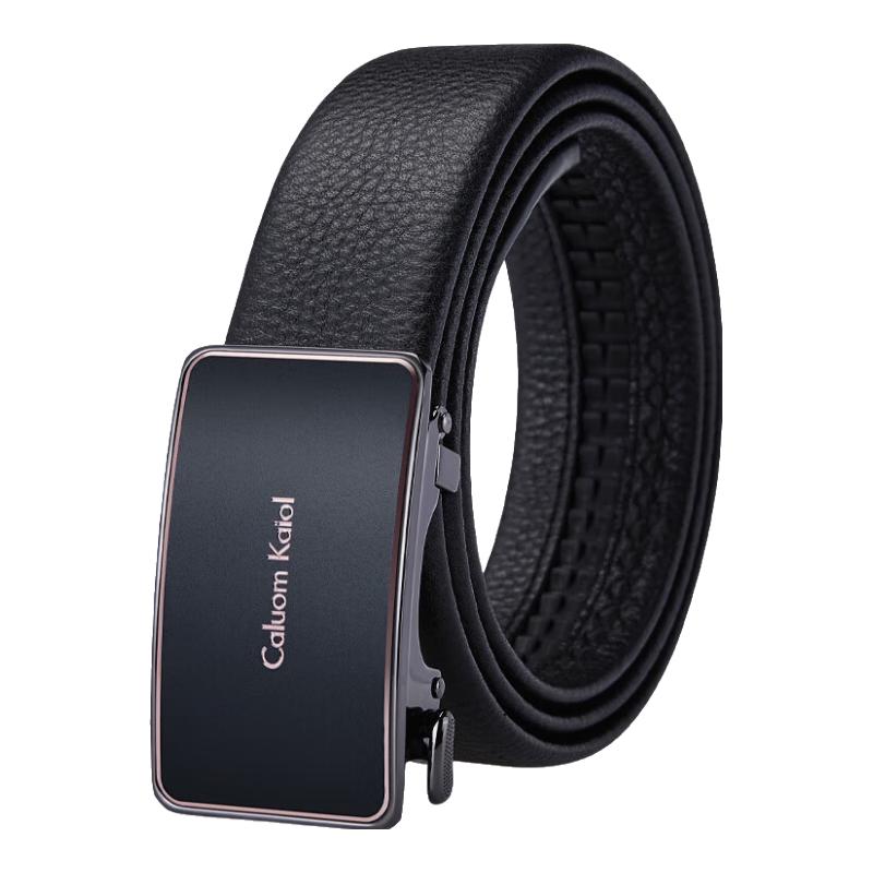 品牌皮带男真皮自动扣男士腰带头层牛皮裤带圣诞礼物送男友 69元（需用券