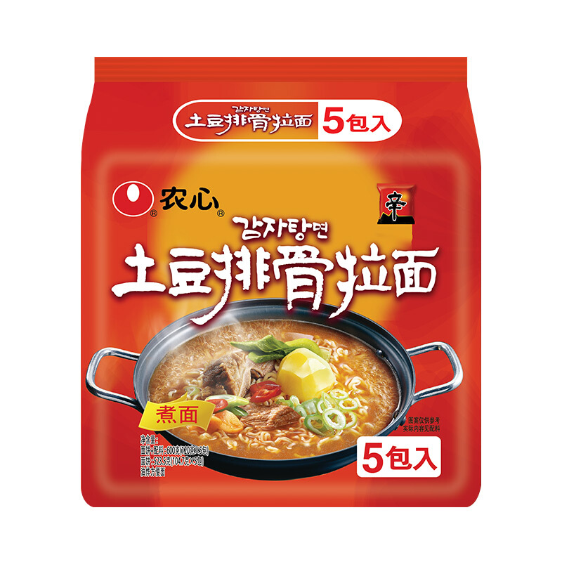 NONGSHIM 农心 土豆排骨拉面 9.9元