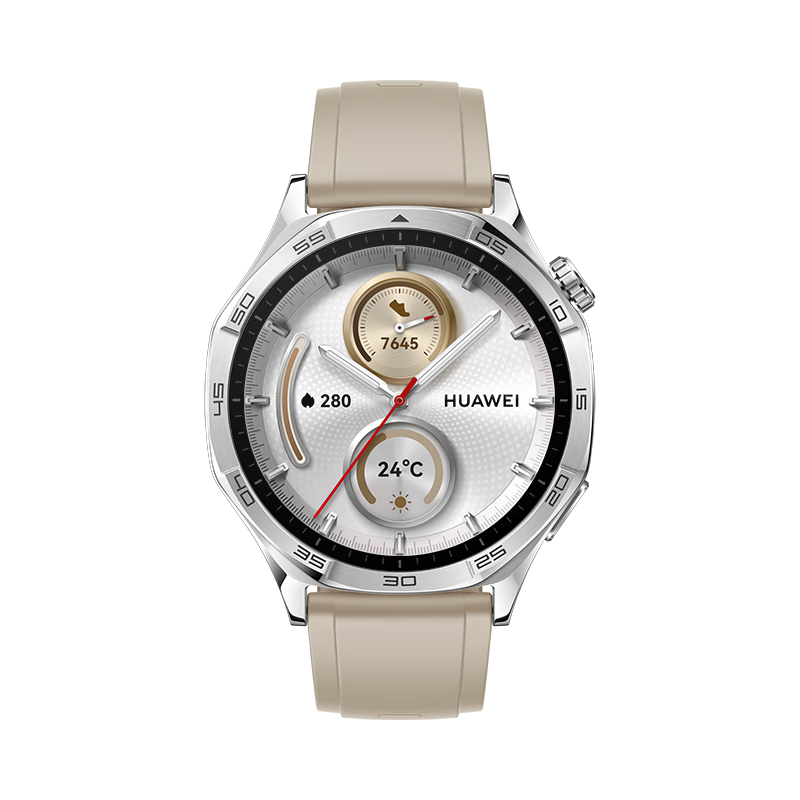 再降价:限地区:华为 HUAWEI WATCH GT 5 46mm 苍山灰 氟橡胶表带华为智能手表情绪健康助手玄玑感知系统 1052.3元(需领券)