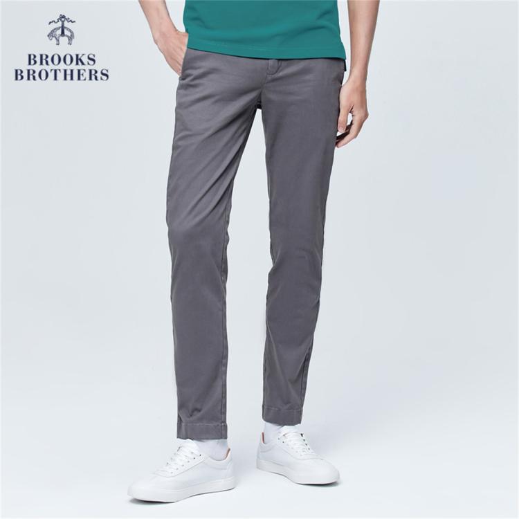 Brooks Brothers 男士修身通勤休闲长裤 1000091383 214元