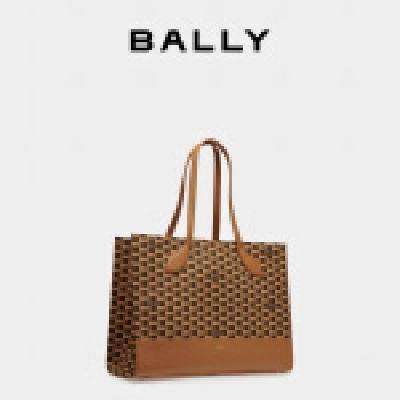 BALLY 巴利 女士棕色老花托特包 6304519 1200.36元包邮（需用券，多重优惠）