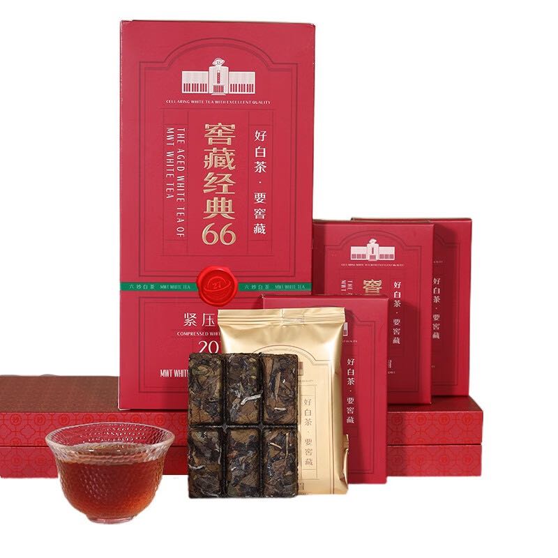 六妙 白茶2018年一级寿眉窖藏经典66福鼎白茶送礼盒装360g 送茶样 175元（需