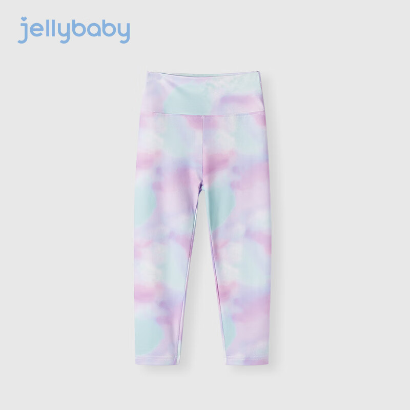 jellybaby 杰里贝比 春款时尚扎染运动裤 彩色 34元（需用券）