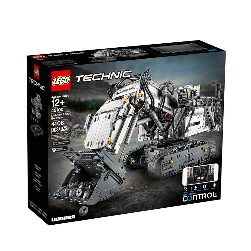 LEGO 乐高 Technic科技系列 42100 利勃海尔 R 9800 挖掘机 4598元