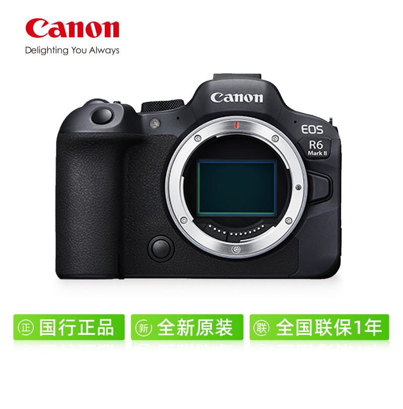 88VIP：Canon 佳能 EOS R6 Mark II全画幅微单相机R62二代专业微单 13299.05元