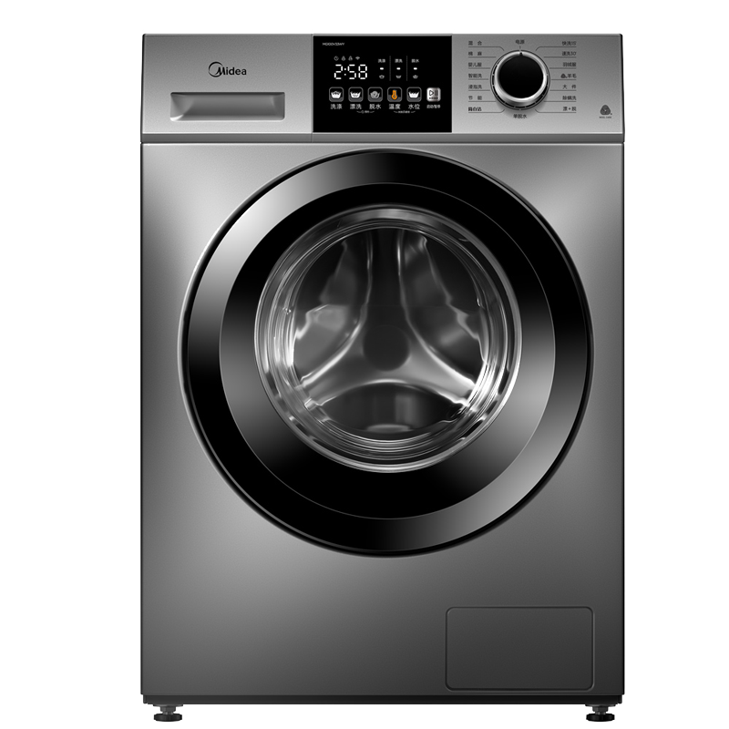 再降价、PLUS会员: Midea 美的 滚筒洗衣机 10公斤 除菌净螨 变频电机 简尚系列