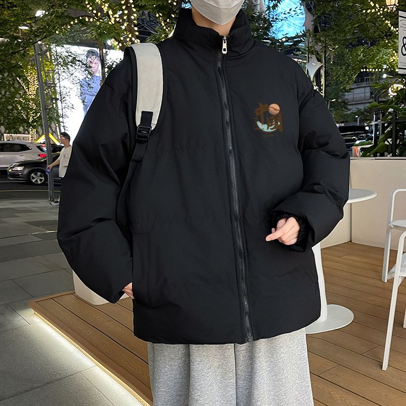 浮士绘 冬季2024新款棉袄情侣美式棉服男士宽松外套棉衣百搭休闲潮牌上衣 4