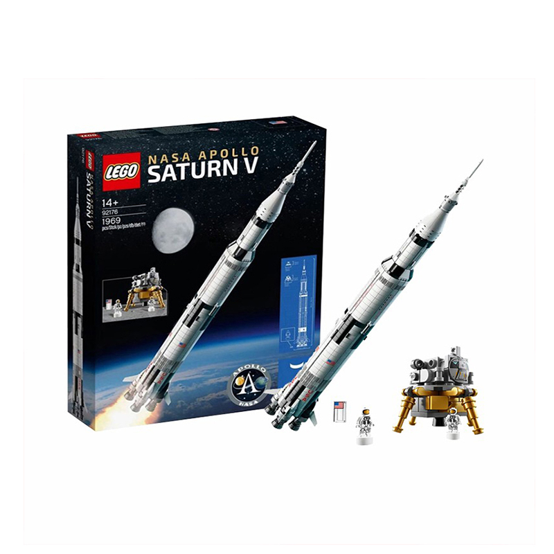 LEGO 乐高 92176阿波罗土星5号火箭积木拼搭益智玩具玩具 474.05元（需用券）