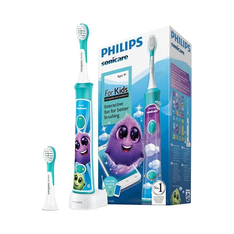 PHILIPS 飞利浦 儿童护齿系列 HX6322/04 儿童电动牙刷 蓝色 蓝牙款 209元（需用