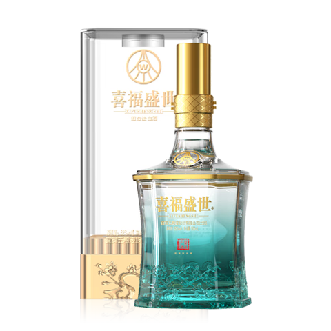 wuliangye 五粮液 喜福盛世 52度 白酒 浓香型 500ml 1瓶 69元(需换购)