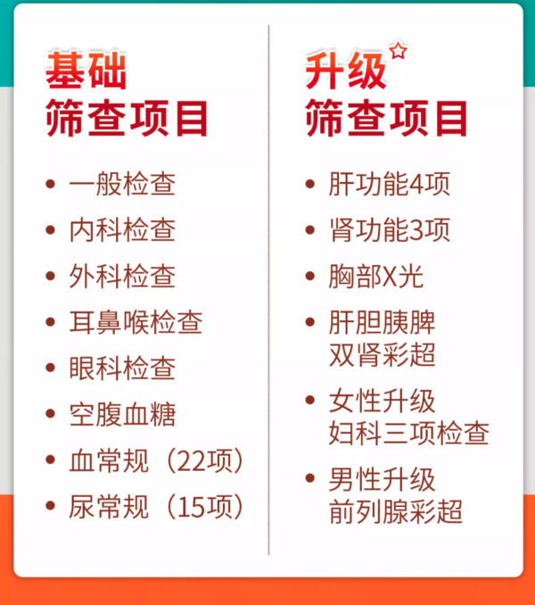 瑞慈体检 瑞慈 福享全家健康B体检套餐 年度深筛