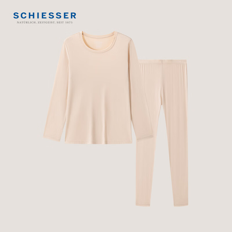 SCHIESSER 舒雅 女士抗菌肌底衣系列 秋衣秋裤套装E0/23932W 108.06元（需用券）