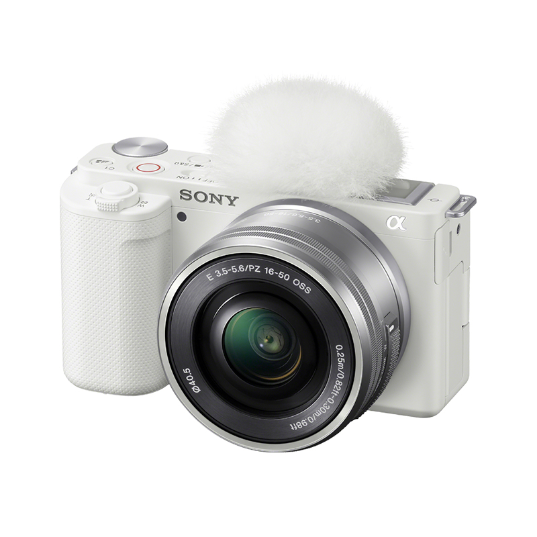 SONY 索尼 ZV-E10 APS-C画幅 微单相机 白色 E PZ 16-50mm F3.5 OSS 变焦镜头 单头套机 4