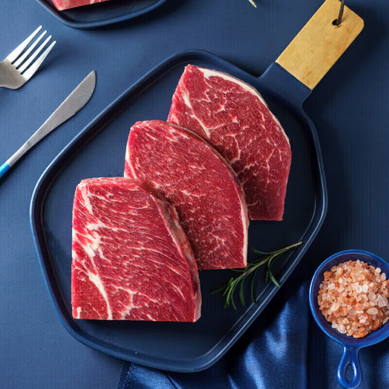 澳洲进口M5上脑牛排块*1斤 47.5元